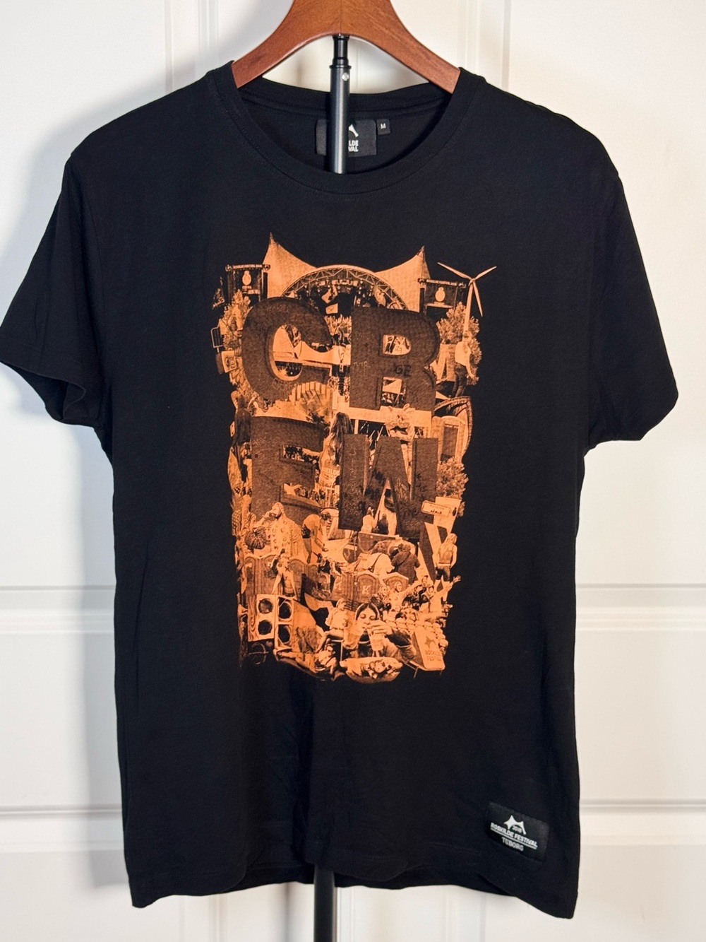 Roskilde Festival 2018 Crew Tee M Tuborg Denmark Concert Graphic Organic Cotton
